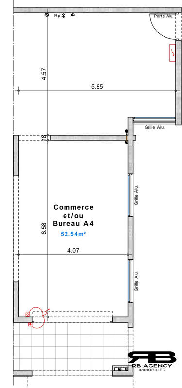 Local d'activités - 53 m² - 2 pièces