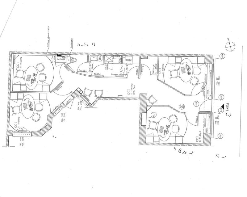 Magasins - 64 m² - 4 pièces