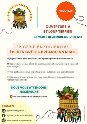 Ouverture de l'épicerie participative