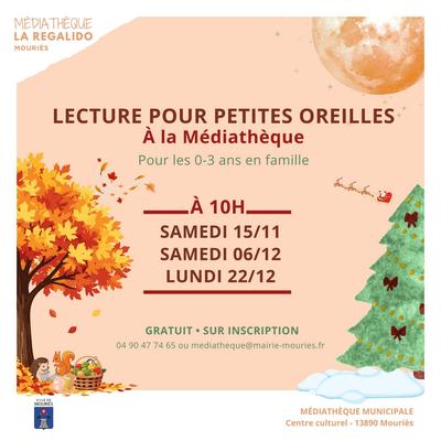 Lecture pour petites oreilles