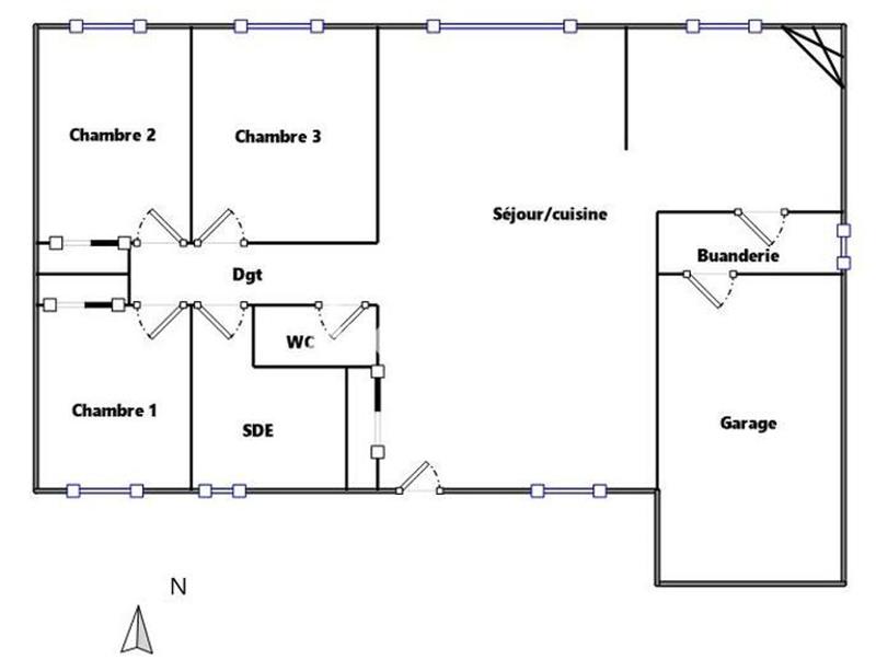 Maison - 94 m² - 4 pièces