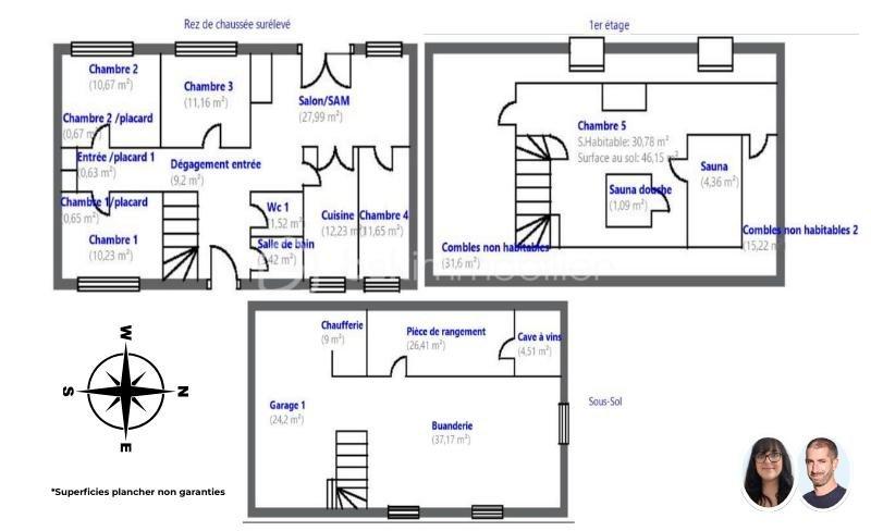 Maison - 155 m² - 6 pièces