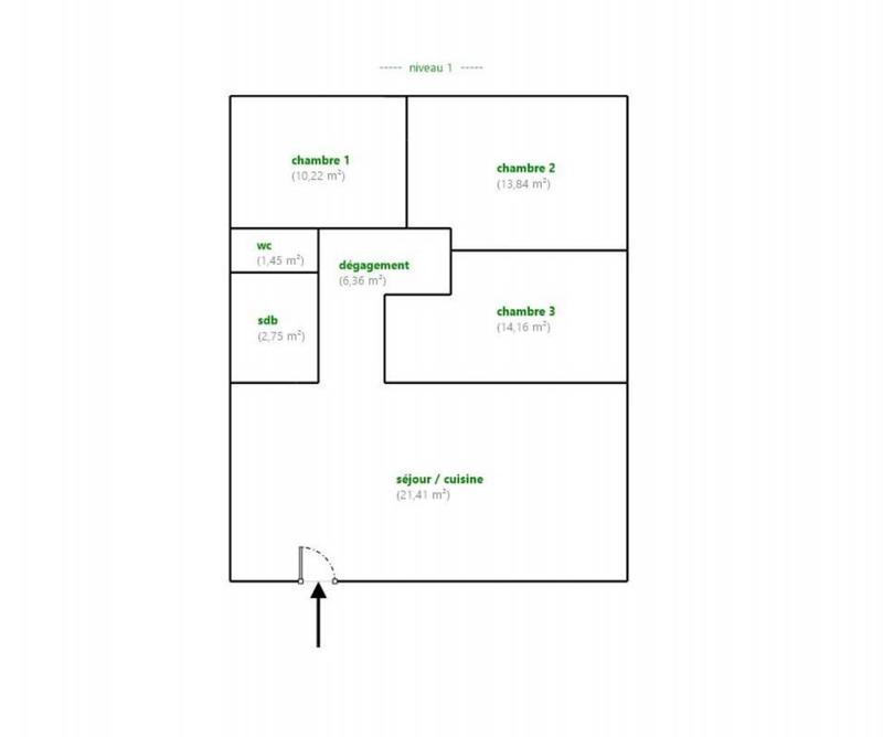 Villa - 70 m² - 4 pièces