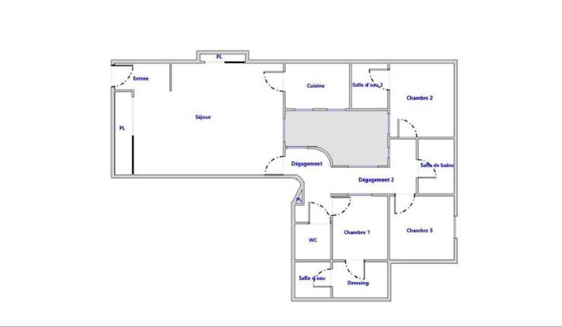 Appartement - 100 m² - 4 pièces