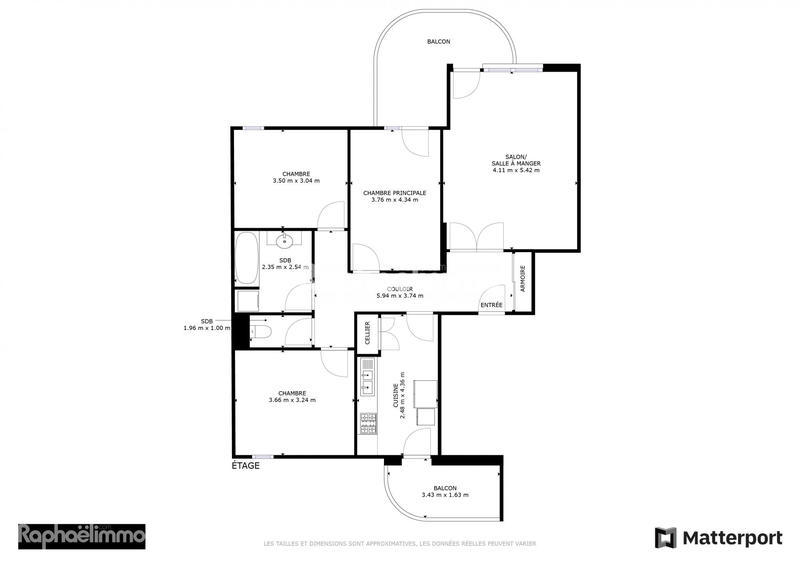Appartement - 87 m² - 4 pièces