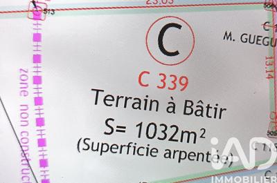 Terrain - 1 032 m²