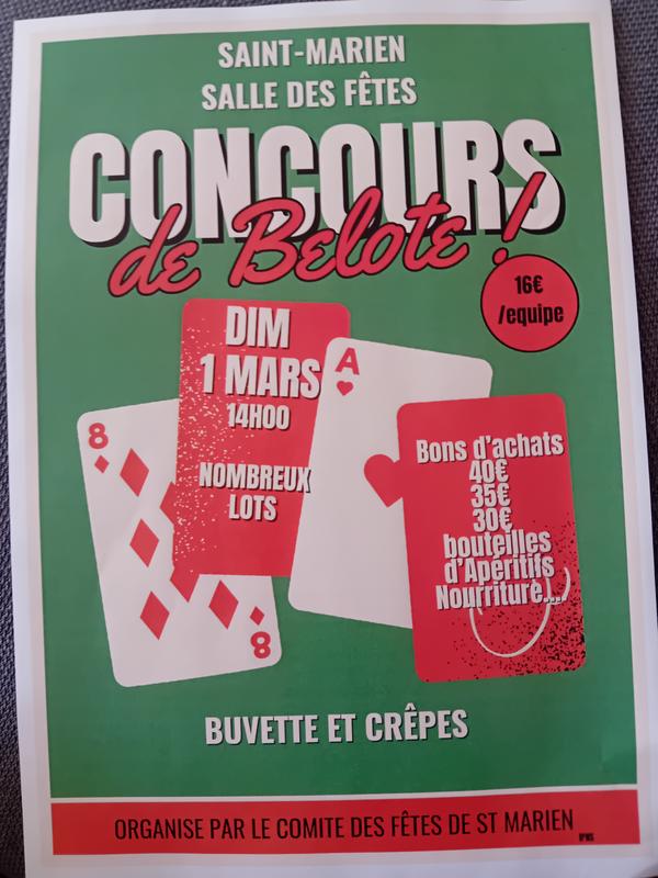 Concours belote