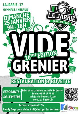 Vide grenier sporting club basket