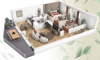 Appartement - 85 m² - 4 pièces