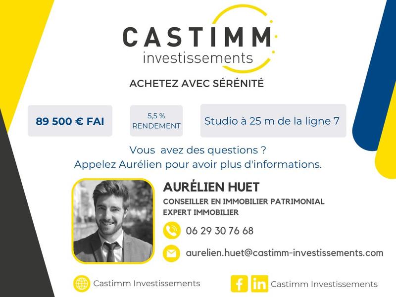 Appartement - 12 m² - 1 pièce