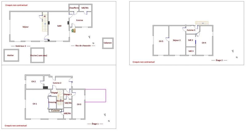 Maison - 213 m² - 8 pièces