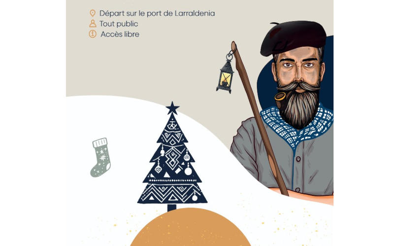 C'est Noël à Ciboure ! Défilé d'Olentzero