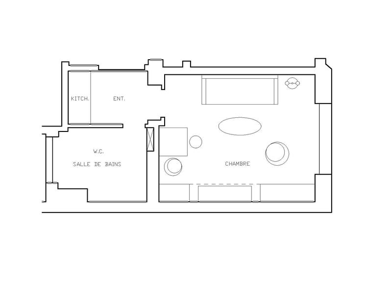 Appartement - 25 m² - 1 pièce