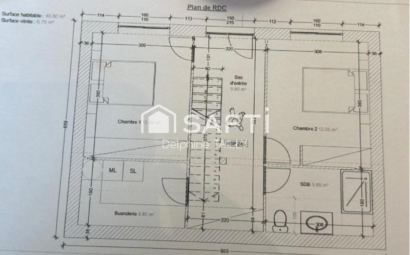 Maison - 116 m² - 5 pièces