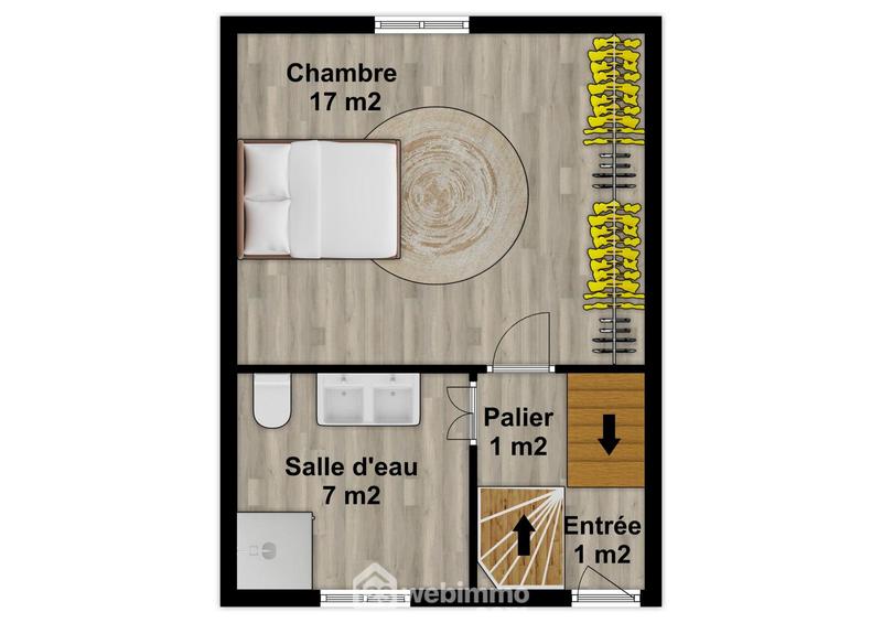 Maison de ville - 112 m² - 5 pièces