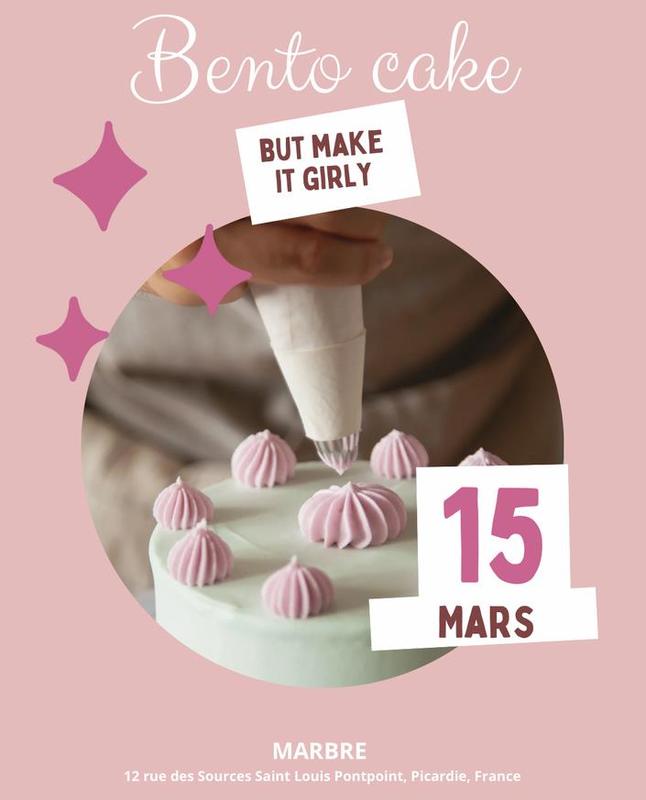 Ateliers - décoration de bento cake entre femmes