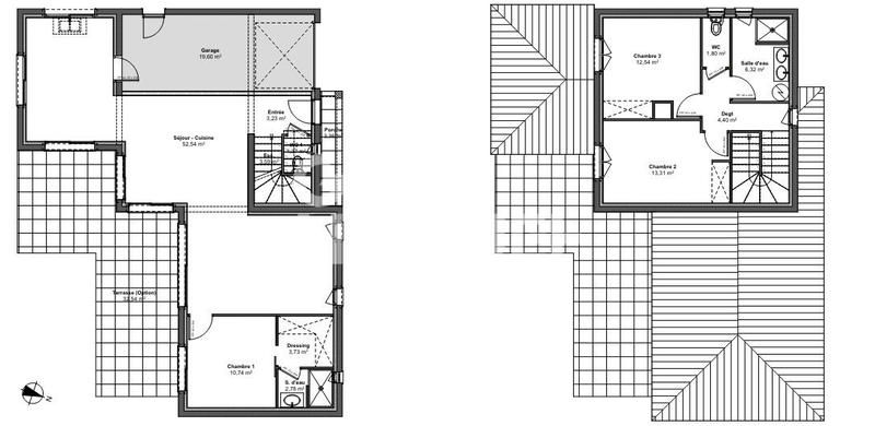 Maison - 116 m² - 4 pièces