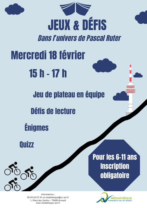 Défis &amp; Jeux dans l'univers de Pascal Ruter