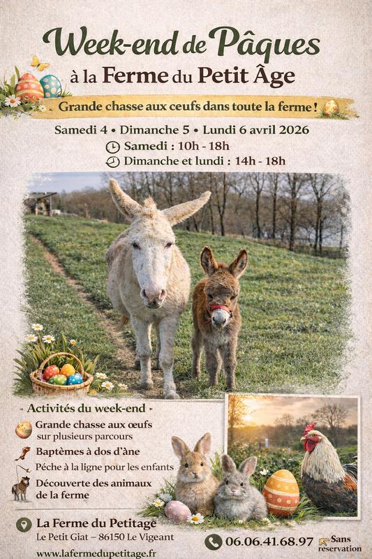 Pâques à la ferme du petit âge