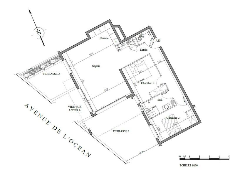 Appartement - 76 m² - 3 pièces