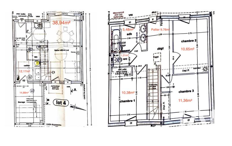 Maison - 103 m² - 4 pièces