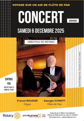 Concert &quot;Voyage sur un air de flûte de pan&quot;