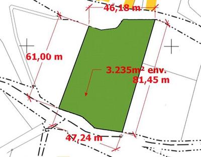 Terrain - 3 235 m²