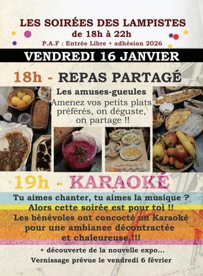 Karaoké et repas partagé