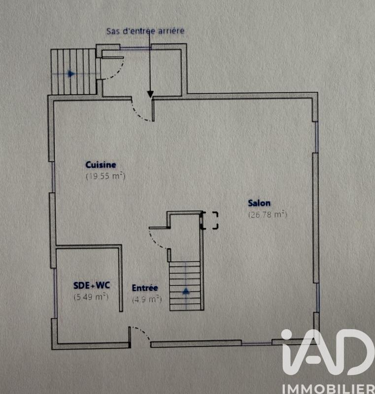 Maison - 98 m² - 3 pièces