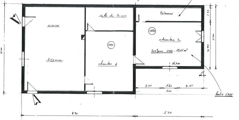 Maison - 85 m² - 4 pièces