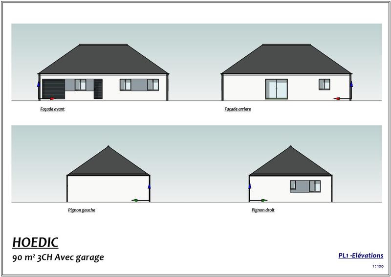 Maison - 90 m² - 4 pièces