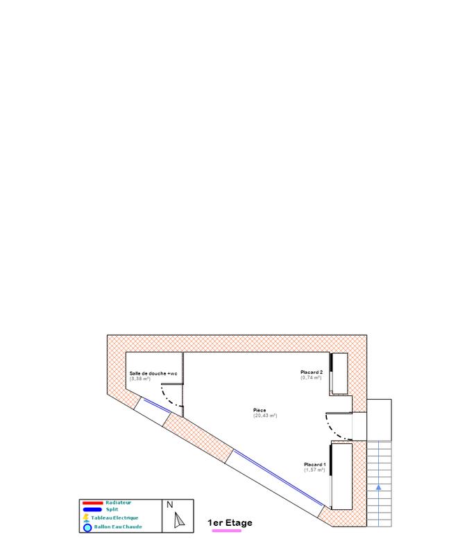 Appartement - 104 m² - 5 pièces