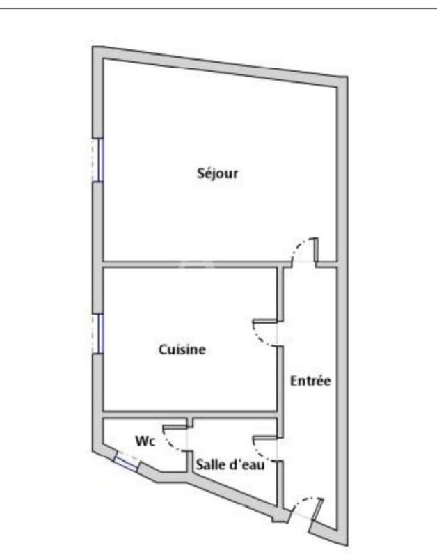 Appartement - 25 m² - 1 pièce