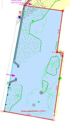 Terrain - 516 m²