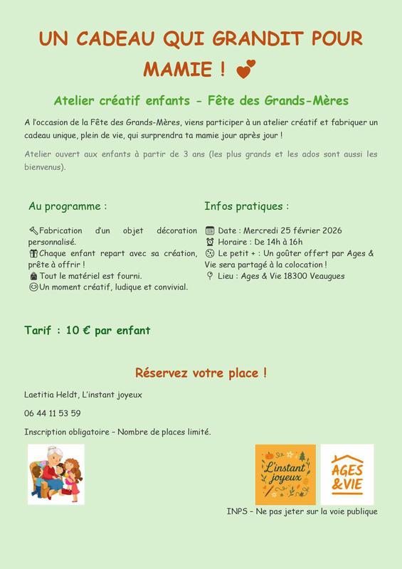 Un cadeau qui grandit pour Mamie !