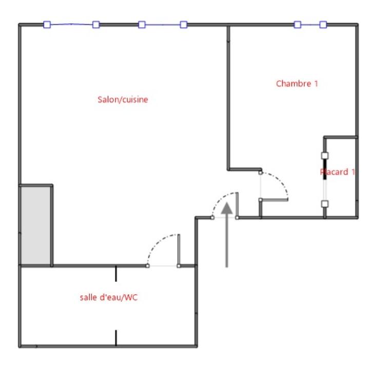 Appartement - 36 m² - 2 pièces