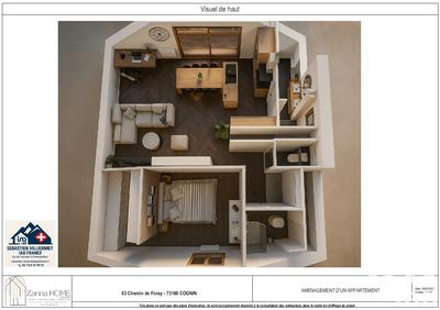 Appartement - 49 m² - 2 pièces