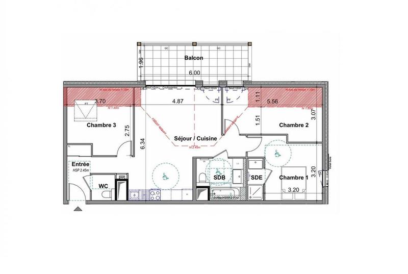 Appartement - 77 m² - 4 pièces