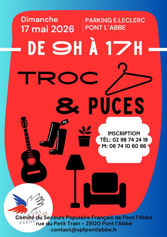 Troc et puces du comité de pont l'abbé