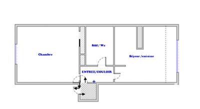 Appartement - 35 m² - 2 pièces