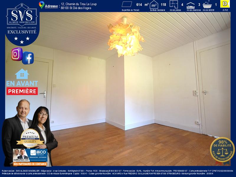 Maison - 118 m² - 4 pièces