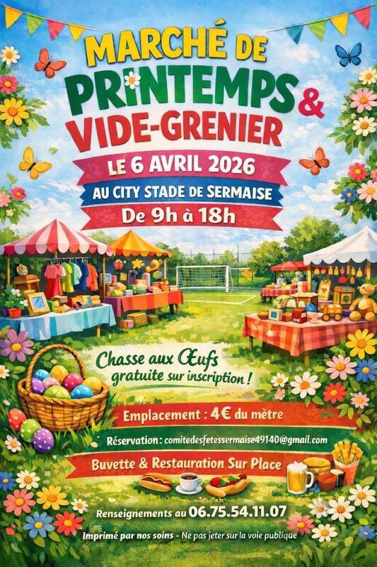 Marché de printemps et vide grenier
