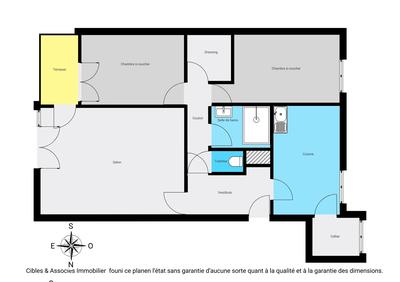 Appartement - 64 m² - 3 pièces