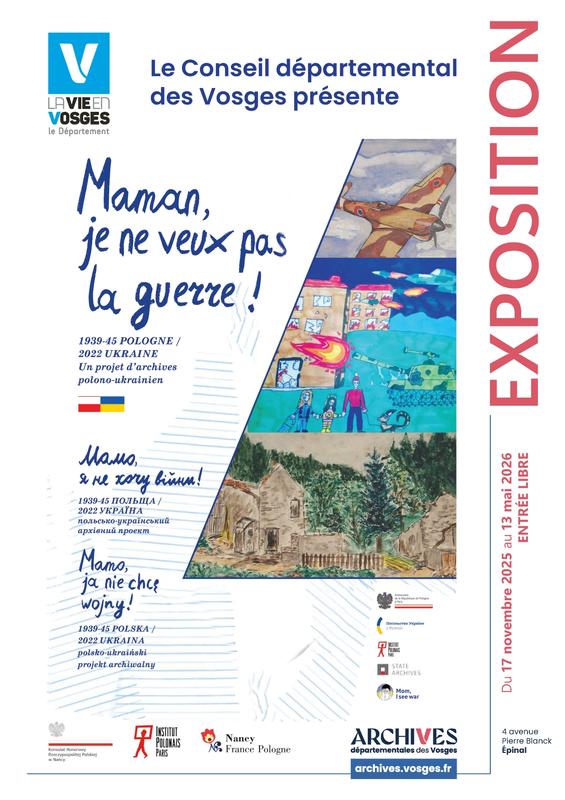 Exposition - Maman, je ne veux pas la guerre