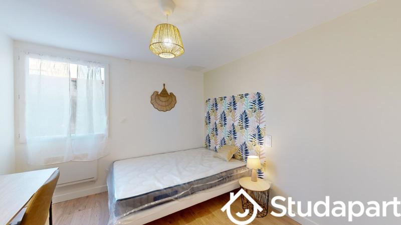 Chambre - 12 m² - 1 pièce