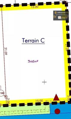 Terrain - 346 m²