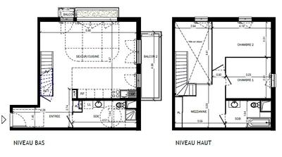 Appartement - 89 m² - 3 pièces