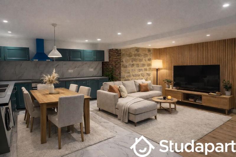 Chambre - 12 m² - 1 pièce