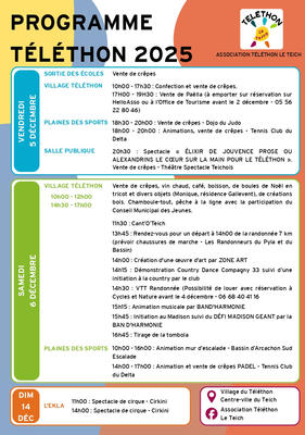 Téléthon 2025.