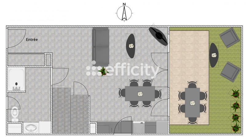 Maison - 77 m² - 4 pièces